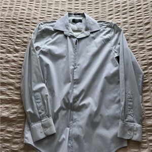 Jones New York Light Gray Dress Shirt